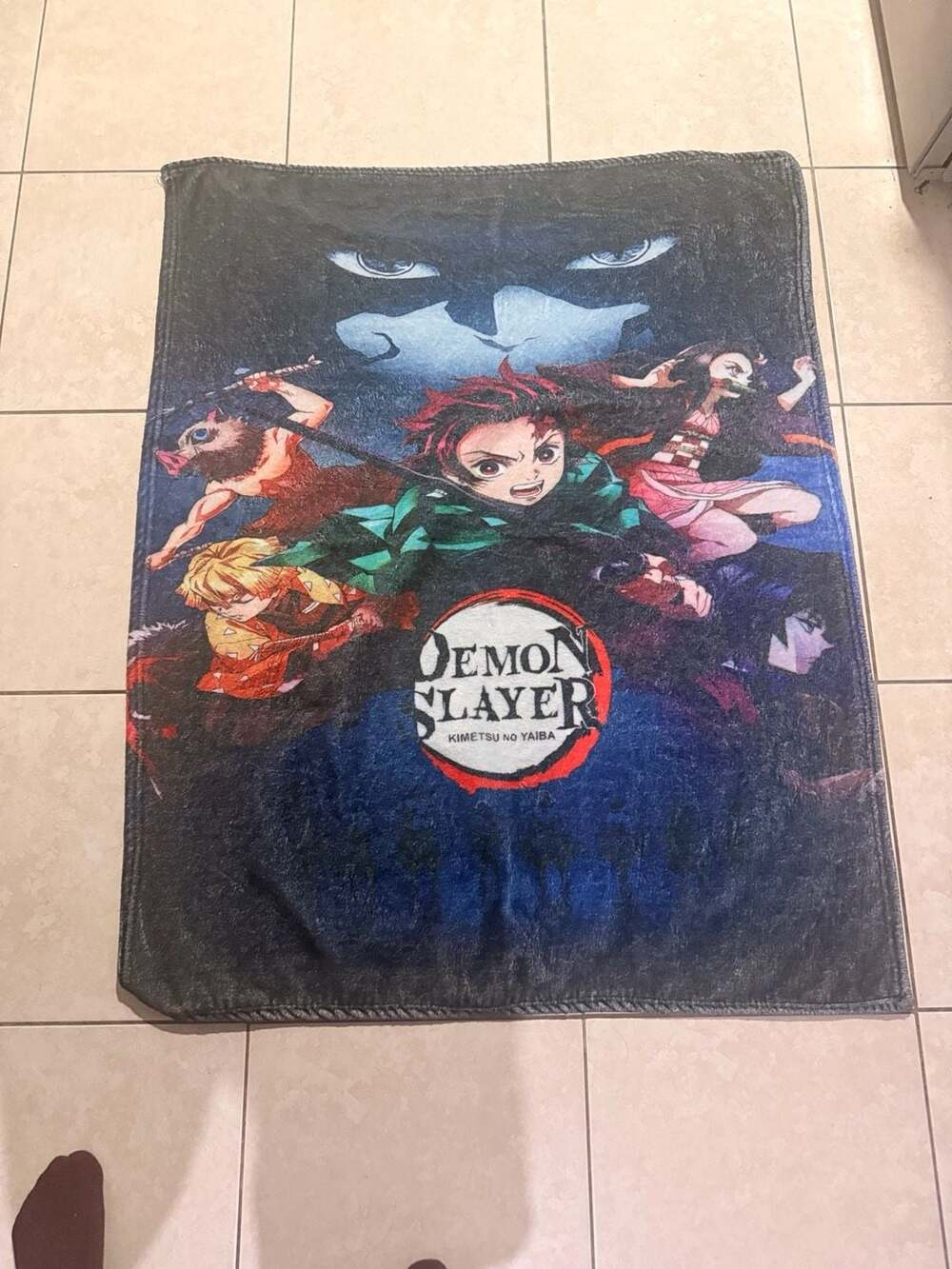 Demon Slayer Fleece Throw Blanket Anime Key Visual